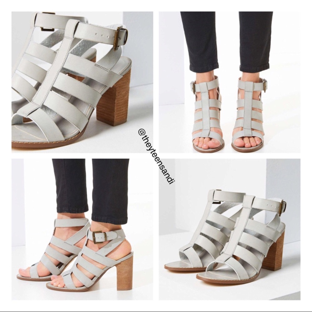 Urban Outfitters Gray Huarache High Heel Sandals